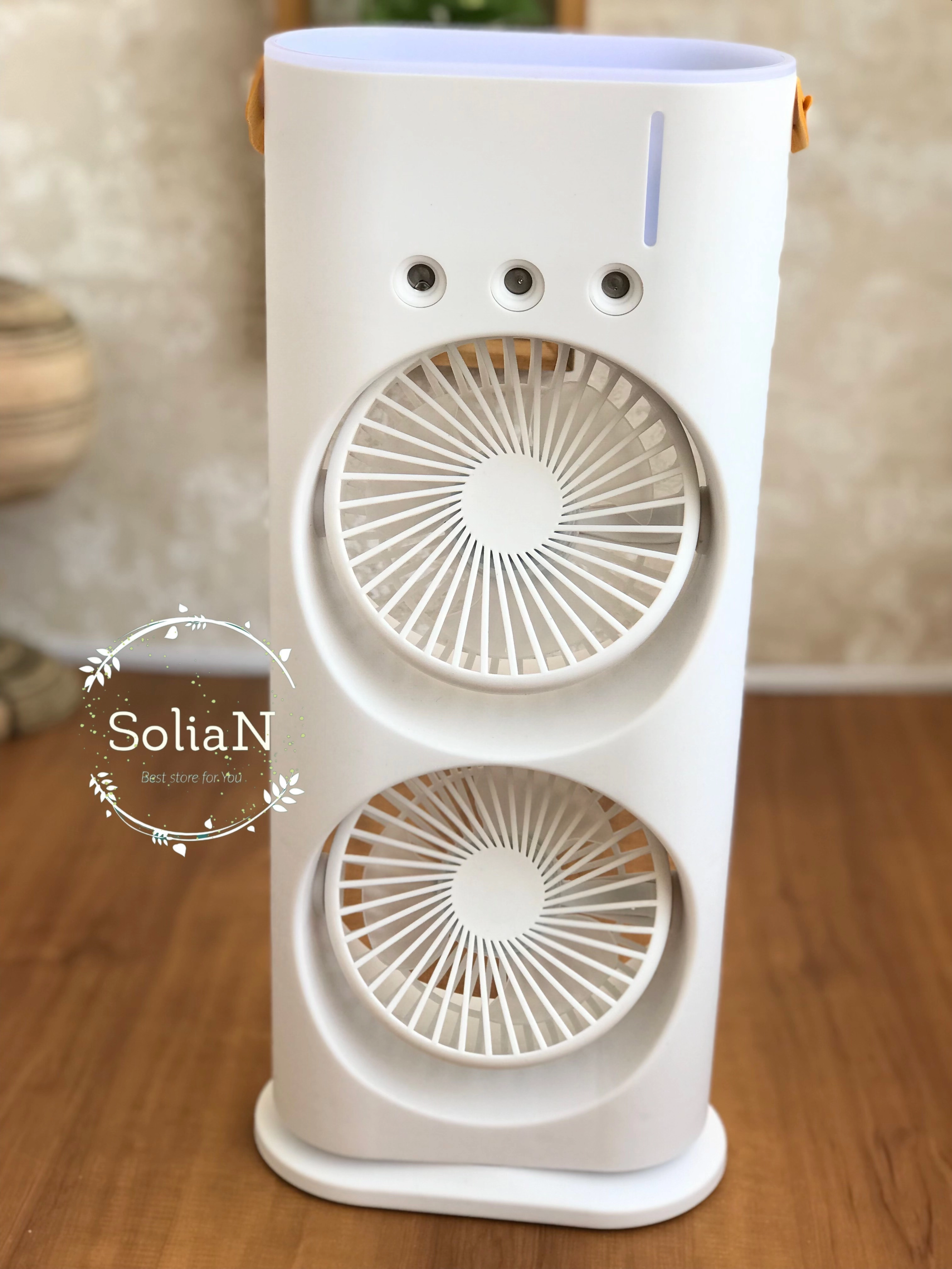پنکه مه پاش دوقلو مدل Double-ended Spray Fan